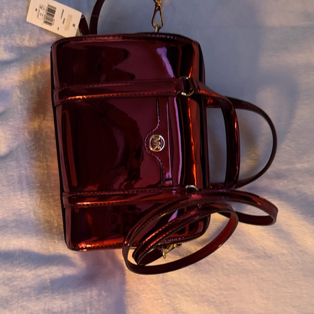 Michael Kors Small Shiny Crossbody Bag, NWT